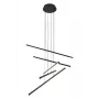Sibiu 2023522P-BK candeeiro suspenso LED, 60W, 4000K, preto