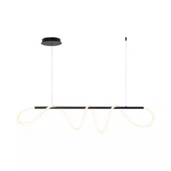 Tigris Long Candeeiro suspenso LED, 4000K, preto