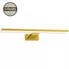 Aplique LED MIK ML6338, 80 cm, 15 W, IP44, dourado