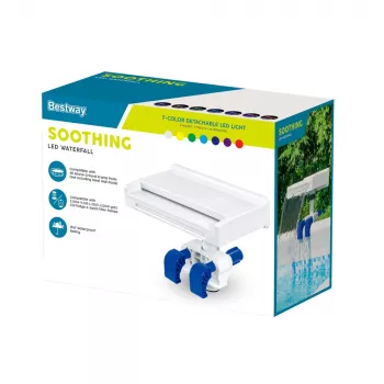 Fonte de piscina LED 7 cores 8 modos IP67 Bestway 58619