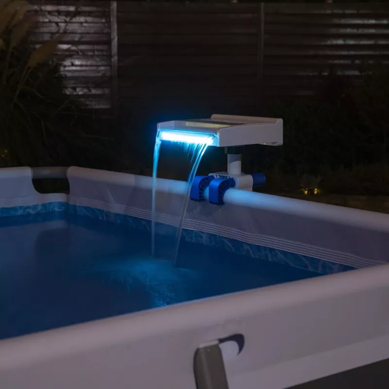 Fonte de piscina LED 7 cores 8 modos IP67 Bestway 58619