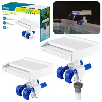 Fonte de piscina LED 7 cores 8 modos IP67 Bestway 58619