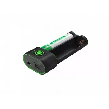 Power bank Ledlenser Flex7 6800 mAh preto, verde