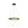 Candeeiro suspenso Tigris Coil LED, 4000K, dourado
