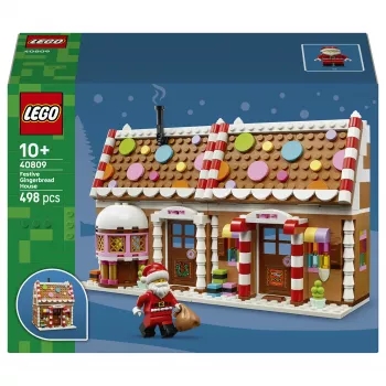 LEGO 40809 Casa de Gengibre de Natal Sazonal Conjunto de Construção (136 Peças, a partir de 7 anos)