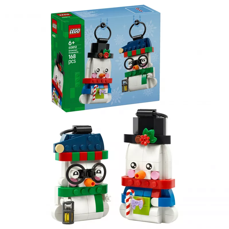 LEGO 40812 Bonecos de neve sazonais Decoração de Natal Conjunto de construção (153 peças)