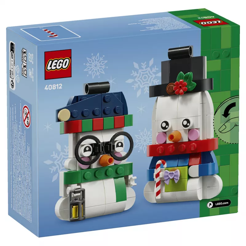 LEGO 40812 Bonecos de neve sazonais Decoração de Natal Conjunto de construção (153 peças)
