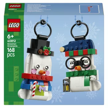 LEGO 40812 Bonecos de neve sazonais Decoração de Natal Conjunto de construção (153 peças)