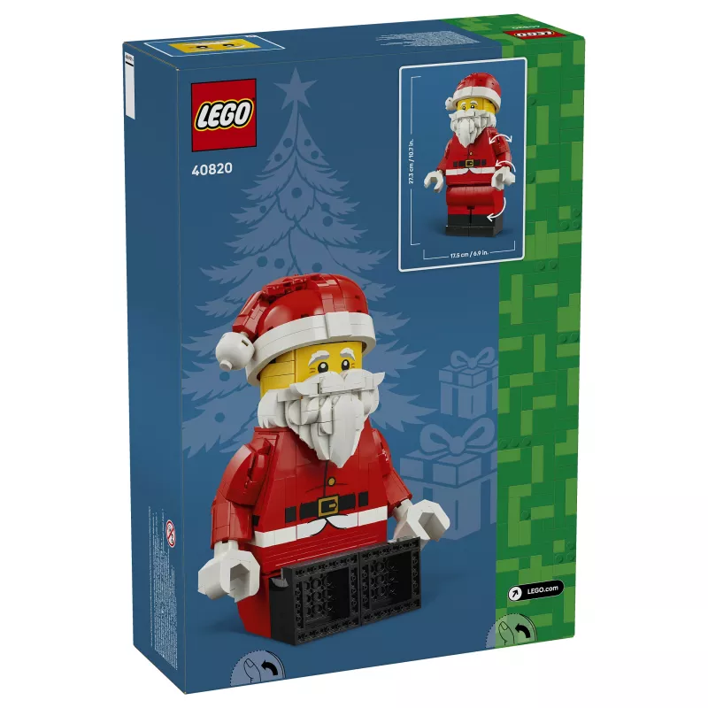 LEGO 40820 Minifigura grande de Pai Natal sazonal