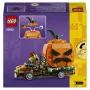 Conjunto de construção LEGO 40822 Jack-O'-Lantern Pickup Truck – 200 peças, minifigura de espantalho, modelo de decoração de Halloween