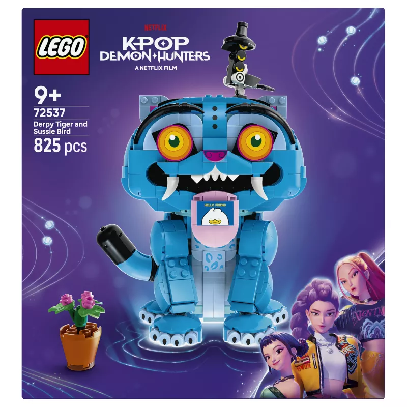 LEGO 72537 KPop Demon Hunters Derpy Tiger and Sussie Bird conjunto de construção