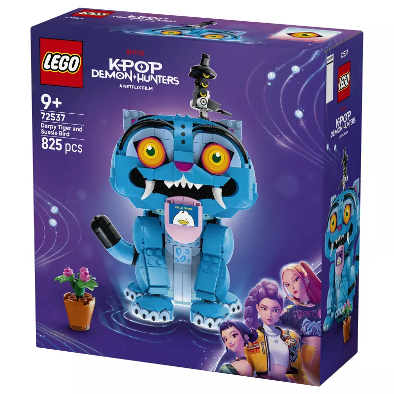 LEGO 72537 KPop Demon Hunters Derpy Tiger and Sussie Bird conjunto de construção
