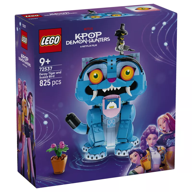 LEGO 72537 KPop Demon Hunters Derpy Tiger and Sussie Bird conjunto de construção