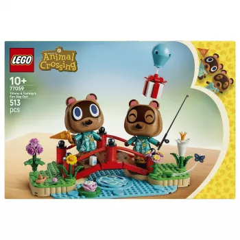 Conjunto de construção LEGO Animal Crossing Timmy & Tommys Spaßtag 77059