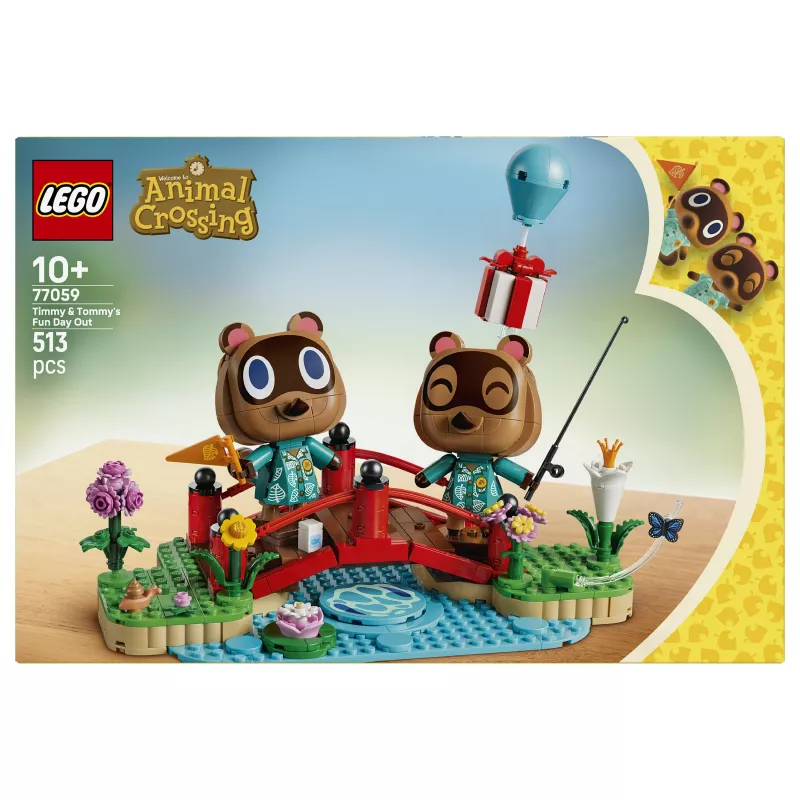 Conjunto de construção LEGO Animal Crossing Timmy & Tommys Spaßtag 77059