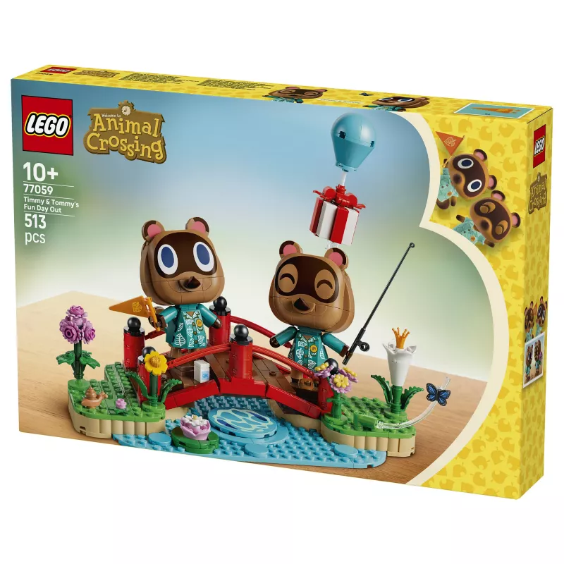 Conjunto de construção LEGO Animal Crossing Timmy & Tommys Spaßtag 77059