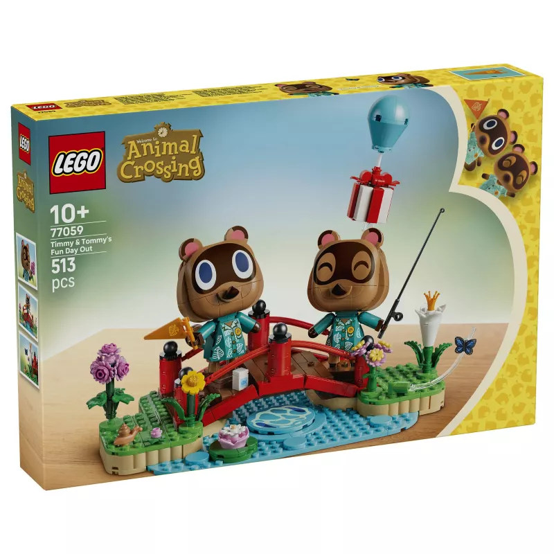 Conjunto de construção LEGO Animal Crossing Timmy & Tommys Spaßtag 77059