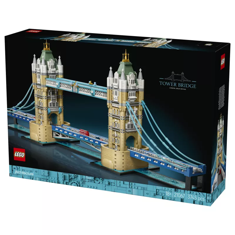 LEGO Architecture 21067 Tower Bridge Conjunto de construção (1176 peças) - Marco de Londres