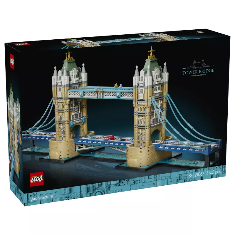 LEGO Architecture 21067 Tower Bridge Conjunto de construção (1176 peças) - Marco de Londres