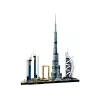 Conjunto de construção LEGO Architecture Dubai Skyline Collection 21052