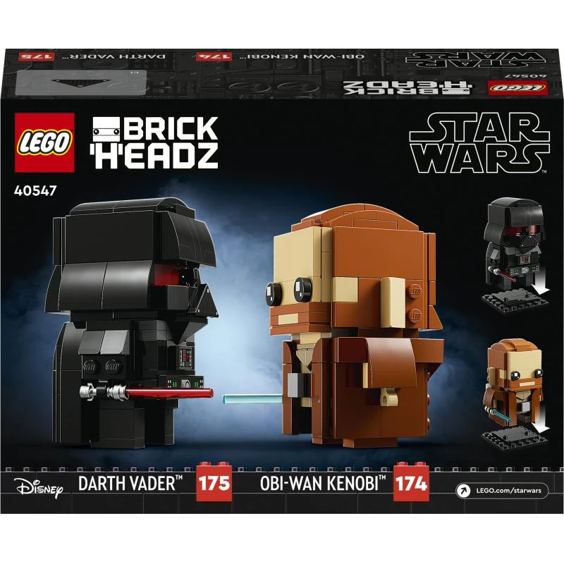 LEGO BrickHeadz Obi-Wan Kenobi & Darth Vader (40547)