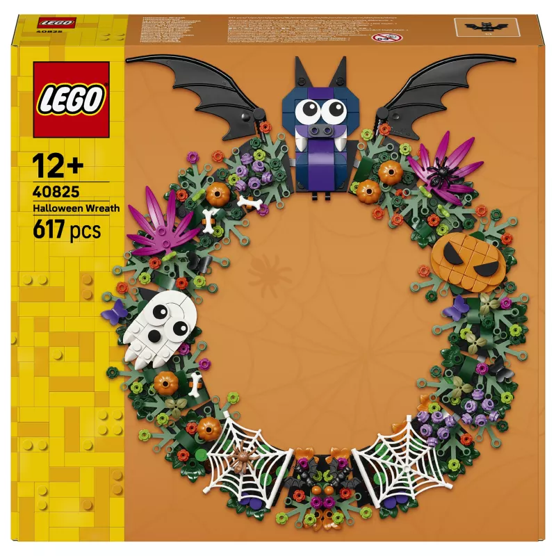 Conjunto de construção LEGO Bricks Iconic 40825 Halloween Wreath (173 peças, a partir de 8 anos)