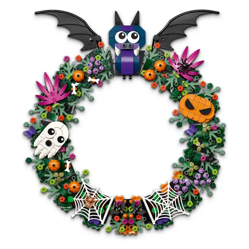 Conjunto de construção LEGO Bricks Iconic 40825 Halloween Wreath (173 peças, a partir de 8 anos)