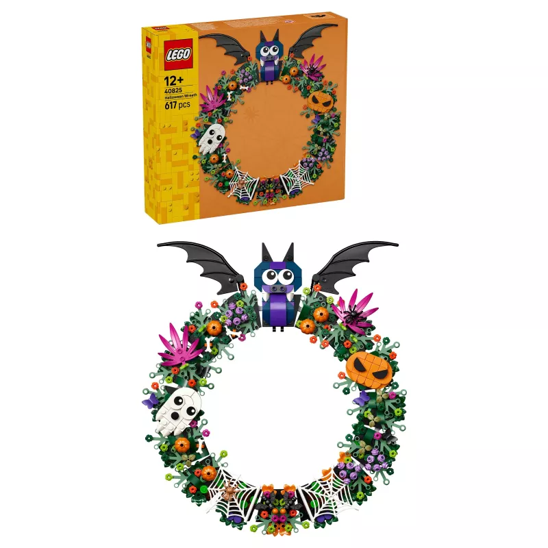 Conjunto de construção LEGO Bricks Iconic 40825 Halloween Wreath (173 peças, a partir de 8 anos)