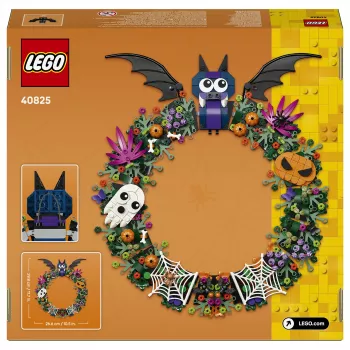 Conjunto de construção LEGO Bricks Iconic 40825 Halloween Wreath (173 peças, a partir de 8 anos)