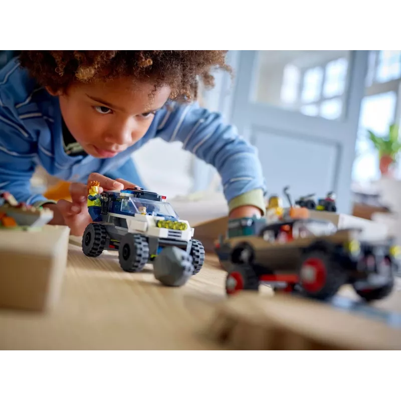 LEGO City 60449 - Perseguição de carro de polícia todo-o-terreno