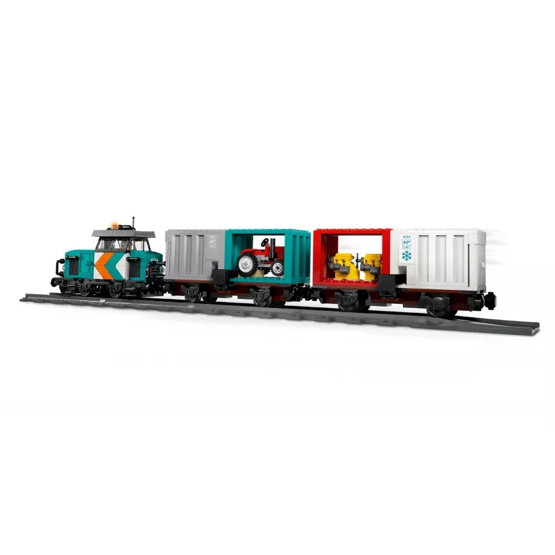LEGO City 60509 Comboio de carga portuário com grua e camião
