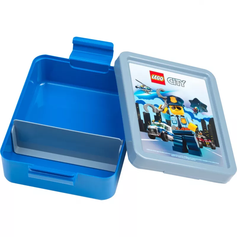 LEGO CITY Lancheira Azul de polipropileno com gráficos de emoticons 40521735