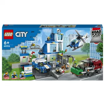 Conjunto de construção LEGO City Esquadra de Polícia 60316