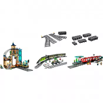 LEGO City Estação de Comboios Conjunto Completo