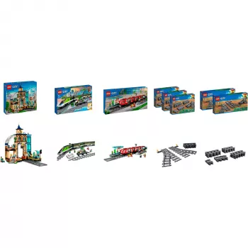 LEGO City Estação de Comboios Conjunto Completo