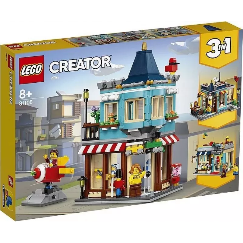 LEGO Creator 3-em-1 conjunto de construção Townhouse Toy Store (31105)