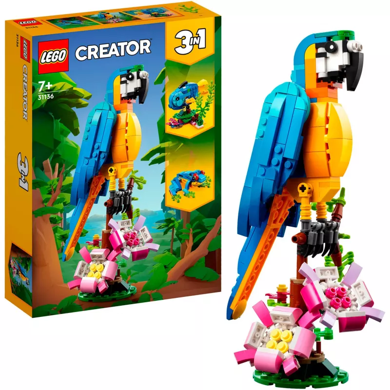 LEGO Creator Wild Animals Bundle conjunto de blocos 3-em-1 (1171 peças)