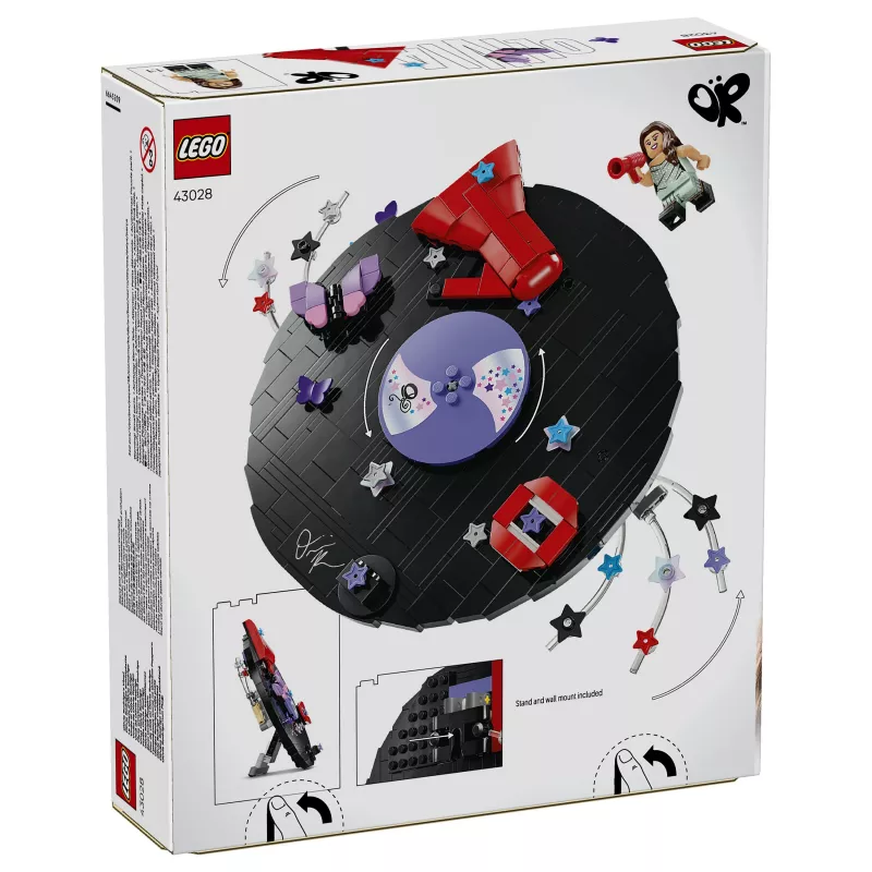 LEGO DOTS 43028 Olivia Rodrigo's Vinyl Record - conjunto criativo de artesanato