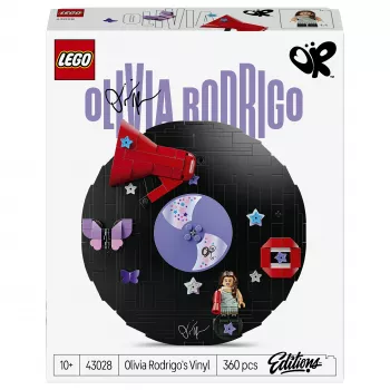 LEGO DOTS 43028 Olivia Rodrigo's Vinyl Record - conjunto criativo de artesanato