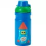 LEGO garrafa de água FIREWORK GUY, 390 ml, azul, bico de silicone com tampa semitransparente, PP/silicone, 1 unid. (40560800)