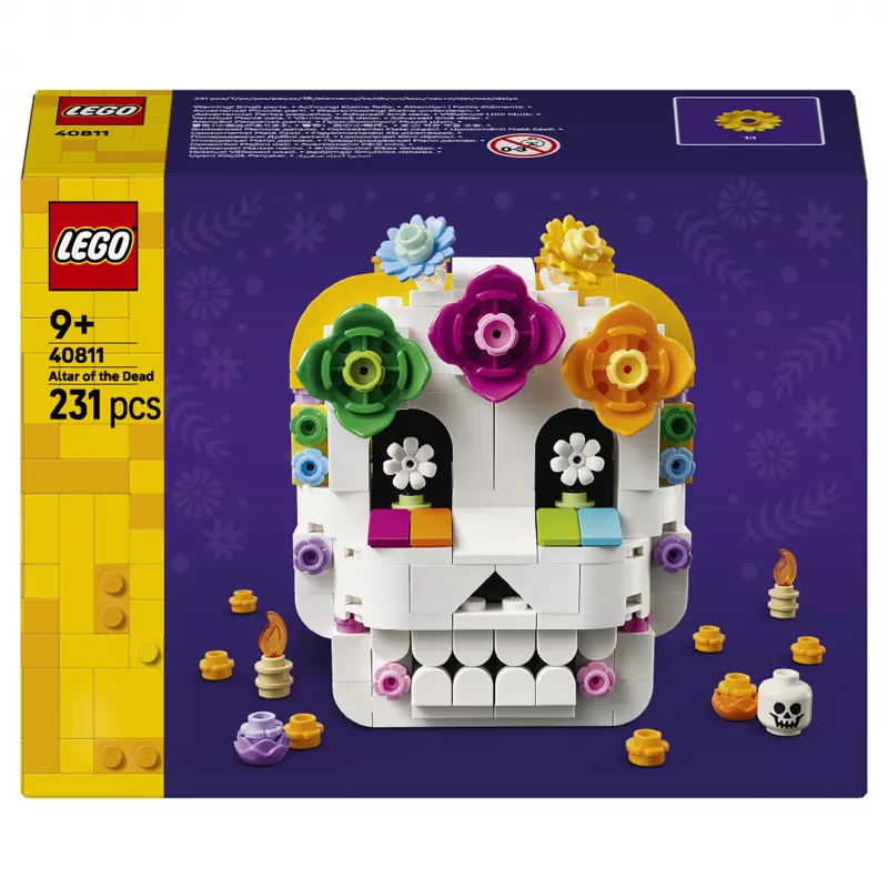 LEGO Iconic 40811 Altar dos Mortos – 170 peças, 2 minifiguras, decoração Día-de-Muertos, conjunto de construção para colecionadores