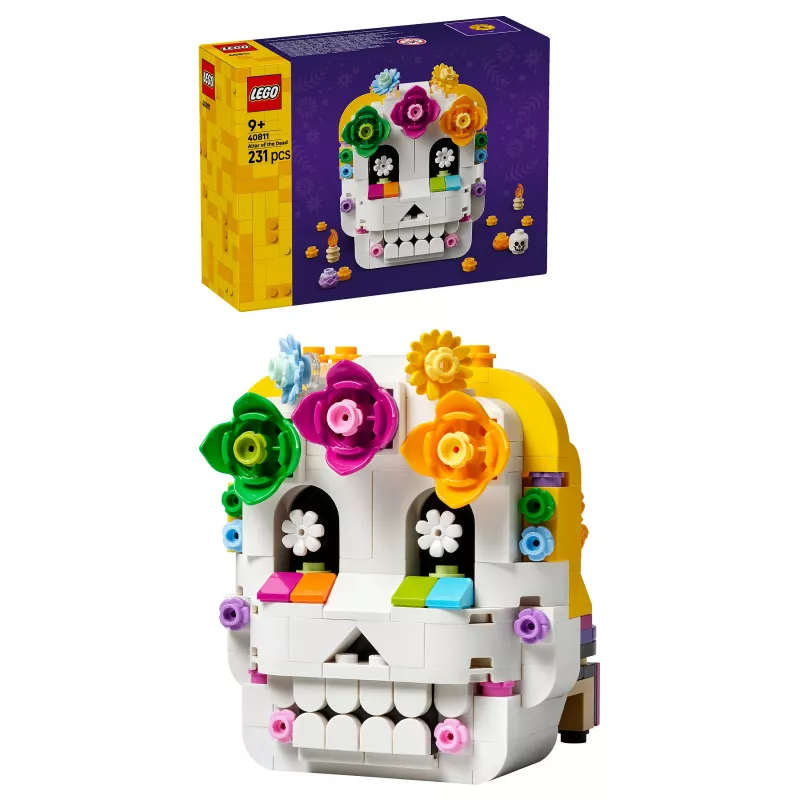 LEGO Iconic 40811 Altar dos Mortos – 170 peças, 2 minifiguras, decoração Día-de-Muertos, conjunto de construção para colecionadores