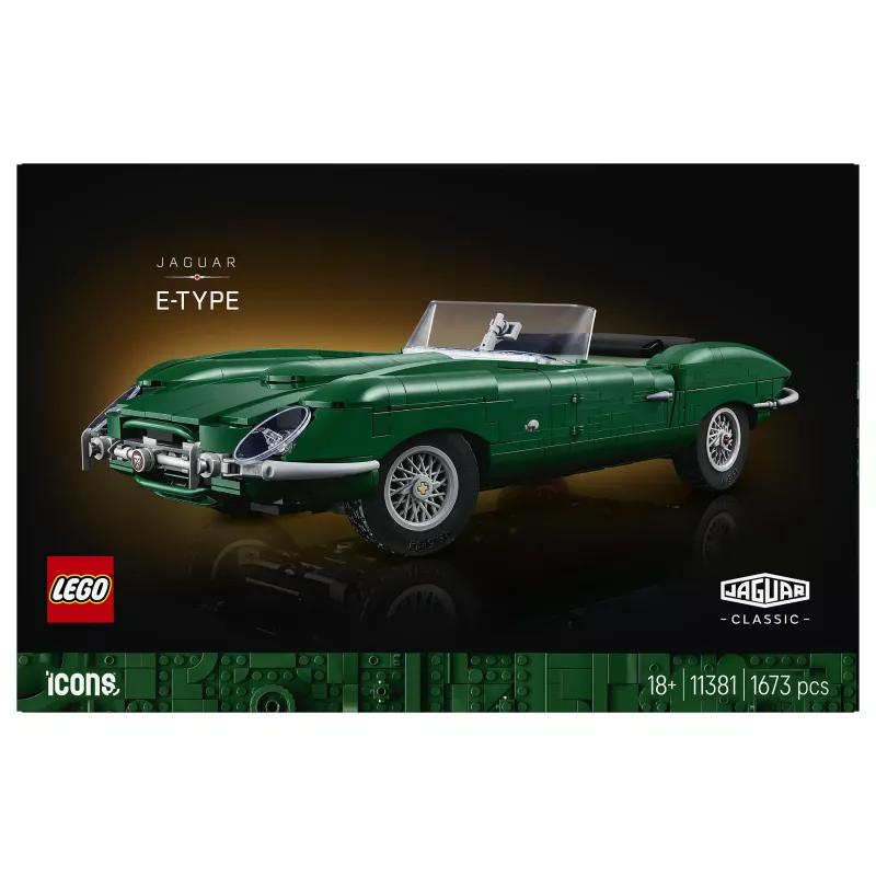 LEGO Icons 11381 Conjunto de construção Jaguar E-Type (1458 peças)