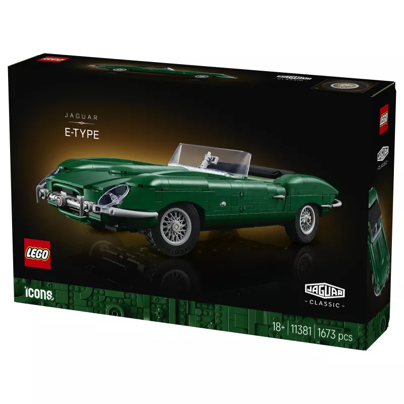 LEGO Icons 11381 Conjunto de construção Jaguar E-Type (1458 peças)