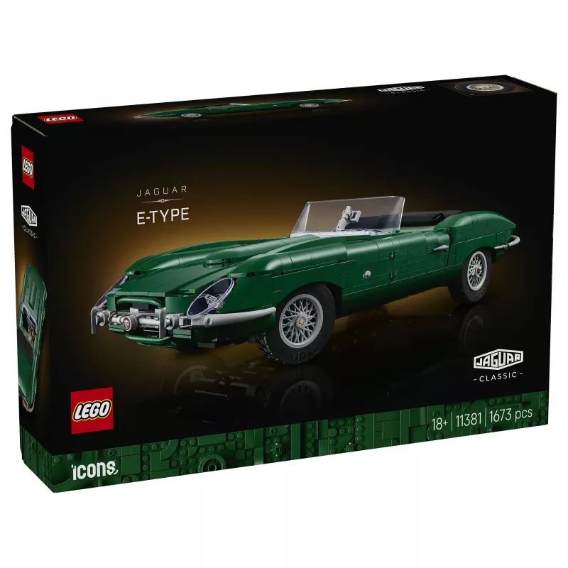 LEGO Icons 11381 Conjunto de construção Jaguar E-Type (1458 peças)