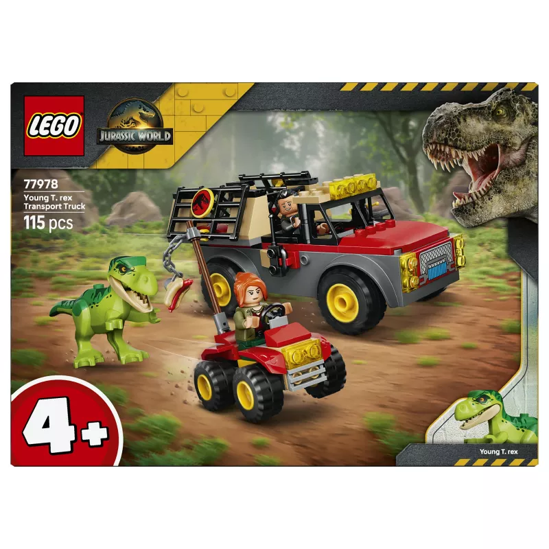 LEGO Jurassic World 77978 Camião de Transporte do Jovem T. rex Conjunto de Construção
