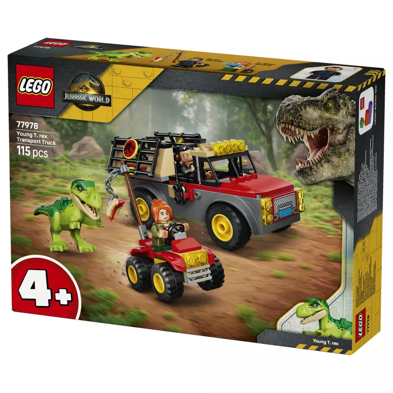 LEGO Jurassic World 77978 Camião de Transporte do Jovem T. rex Conjunto de Construção