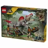LEGO Jurassic World 77982 Fuga do Spinosaurus, conjunto de construção com mota e 2 minifiguras (820 peças, 9+ anos)