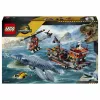 LEGO Jurassic World 77983 Mosasaurus ataque ao barco dinossauro (280 peças, 3 minifiguras, a partir dos 7 anos)