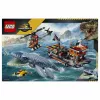 LEGO Jurassic World 77983 Mosasaurus ataque ao barco dinossauro (280 peças, 3 minifiguras, a partir dos 7 anos)